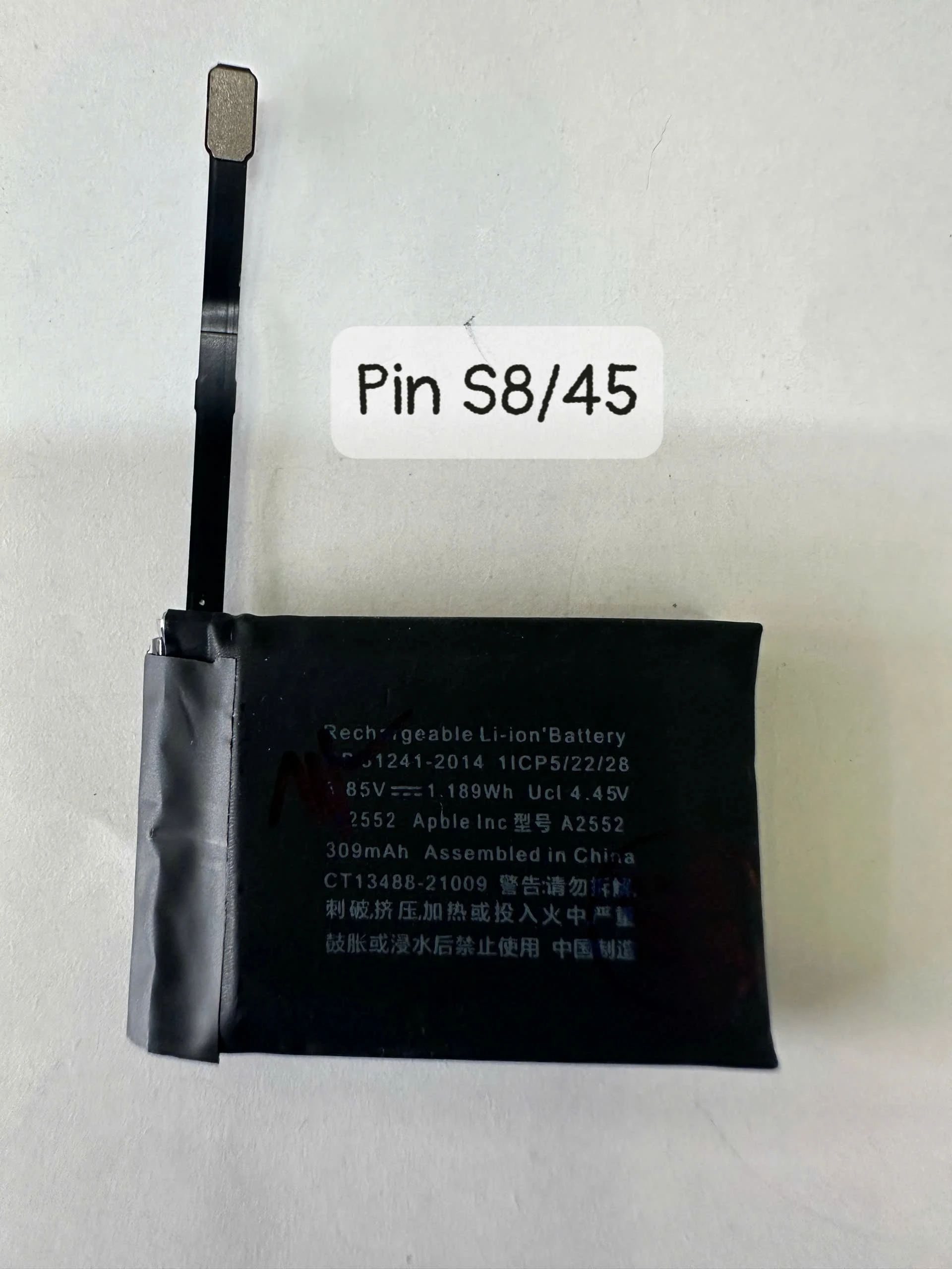 Pin Apple Watch Series 8 Zin Bóc Máy – 41mm & 45mm | Model A2770 A2771 A2773 A2774 | Dung Lượng 100% – Pin Zin Thay Thế